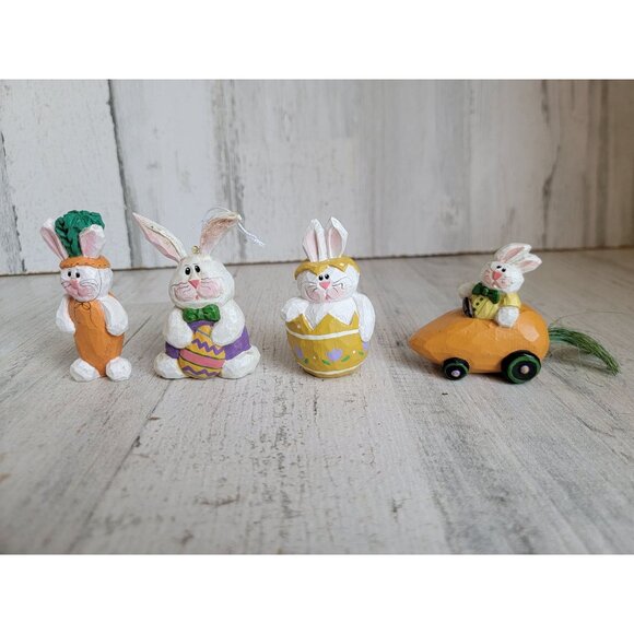 Eddie Walker Easter Bunny carrot car outfit egg figure spring set - Picture 1 of 6